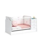 Βρεφική πολυμορφική κούνια  Romantic  RO-1022  70x115cm with Telescopic Rail Cilek - Image 4