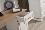 Κρεβάτι μονό LOFTER LF-106 Gencecix 100x200cm: Λευκό και άνετο για παιδιά.