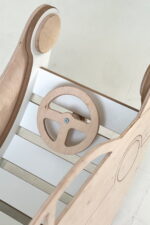 Montessori Ξύλινη Κούνια Αυτοκίνητο BabyWood, natural, large, 120cm