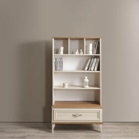 Σύνθεση γραφείου VIZYON VZ-102 Gencecix με ράφια και συρτάρι.