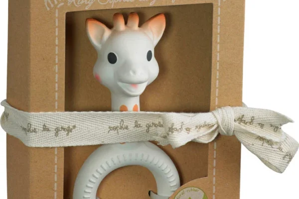 Κρίκος S220117 Sophie La Girafe: Μασητικό παιχνίδι οδοντοφυΐας από φυσικό καουτσούκ.