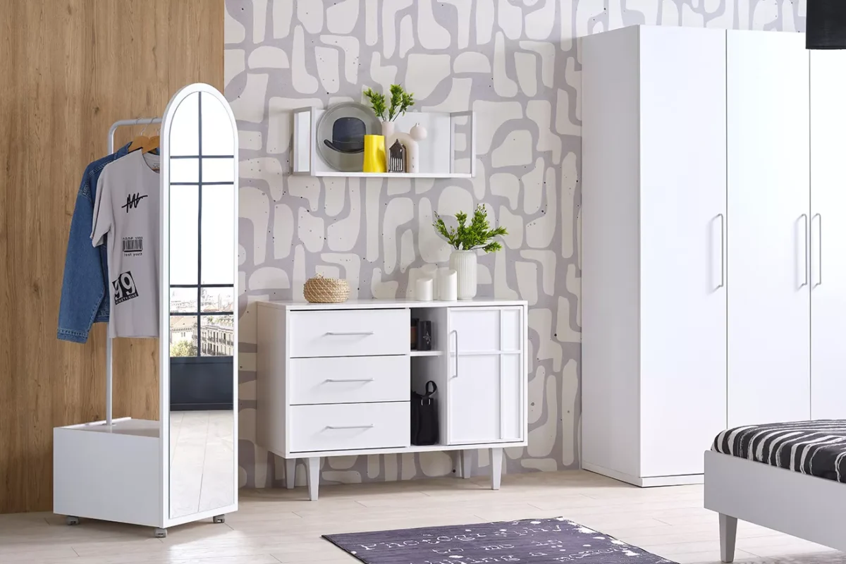 Καθρέπτης Μεγάλος Likya 21481 Kupa: Μοντέρνος καθρέπτης δαπέδου για την κρεβατοκάμαρα.