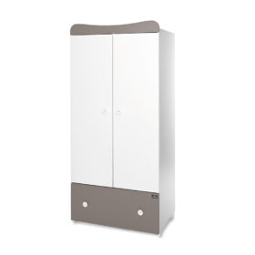 Ντουλάπα 2φυλλη EXCLUSIVE White & String Lorelli Bertoni: Παιδική ντουλάπα.