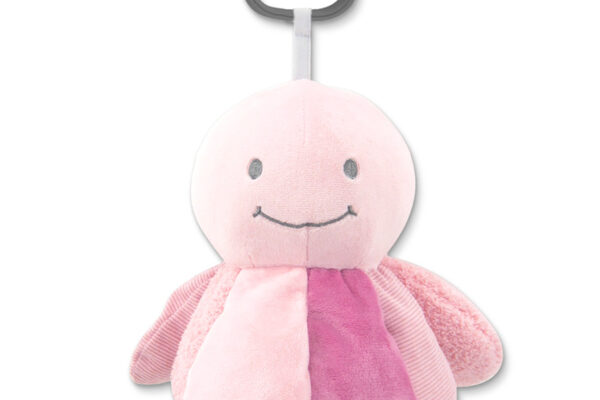 Κρεμαστό λούτρινο χταπόδι ροζ Lorelli: Μαλακό παιχνίδι για το μωρό.