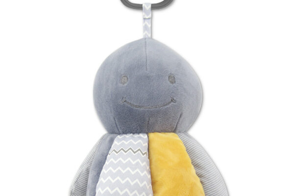 Κρεμαστό γκρι λούτρινο χταπόδι Lorelli, ιδανικό παιχνίδι για το μωρό