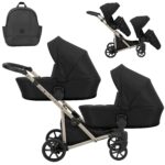 Πολυκαρότσι Διδύμων BRAV Duo 3 in 1 Black Kunert: Ευέλικτο και άνετο.