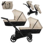 Πολυκαρότσι Διδύμων IVENTO Duo 3 in 1 Eco Cappuccino Kunert: Διπλό καρότσι.