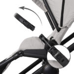 Πολυκαρότσι BIANCA 3 σε 1 Black Lorelli: Καρότσι μωρού, ασφαλές και άνετο.