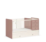 Βρεφική πολυμορφική κούνια Elegance EL-1015 Cilek, λευκή 80x180cm.