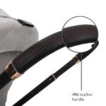 Πολυκαρότσι BIANCA 3 σε 1 Lorelli: Καρότσι μωρού με δερμάτινη λαβή.