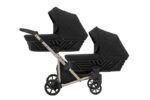 Πολυκαρότσι Διδύμων IVENTO Duo 3 in 1 Black Kunert με δύο καλαθούνες.