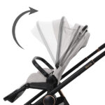 Πολυκαρότσι BIANCA 3 σε 1 Lorelli, καρότσι μωρού με ρυθμιζόμενη τέντα.