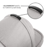 Πολυκαρότσι BIANCA 3 σε 1 Lorelli: Καρότσι μωρού με λαβή αλουμινίου.