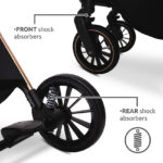 Πολυκαρότσι BIANCA 3 σε 1 Lorelli: καρότσι μωρού με αμορτισέρ