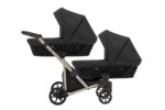 Πολυκαρότσι Διδύμων IVENTO Duo 3 in 1 Eco Black Kunert για δίδυμα