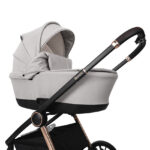 Πολυκαρότσι BIANCA 3 σε 1 Lorelli: Καρότσι μωρού, μαύρο και γκρι.