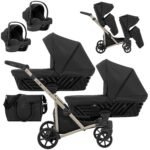 Πολυκαρότσι Διδύμων IVENTO Duo 3 σε 1 Eco Black Kunert