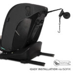 Κάθισμα αυτοκινήτου Lorelli Imola i-Size Isofix 360° Black.