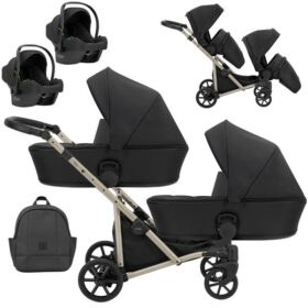 Πολυκαρότσι Διδύμων BRAV Duo 3 in 1 Eco Black Kunert
