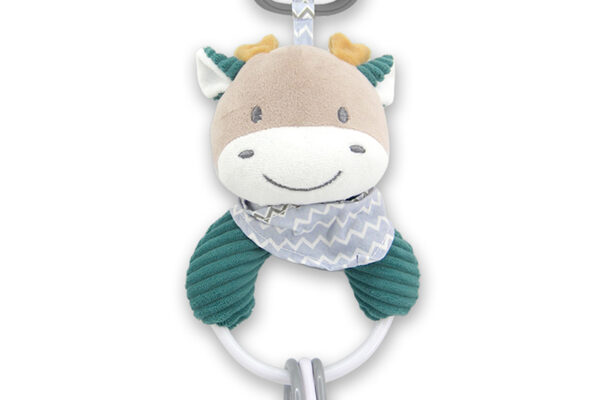 Κρεμαστή λούτρινη κουδουνίστρα Deer Blue Lorelli, παιχνίδι για μωρά.