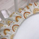 Κατωσέντονο Μικρό με λάστιχο Ουράνιο Τόξο Κίτρινο για Smart Bed Ingvart