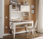 Σύνθεση γραφείου Lapel Cilek LA-1101-1102 USB: παιδικό γραφείο με βιβλιοθήκη.