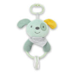 Κρεμαστή Λούτρινη Κουδουνίστρα Dog Green Lorelli, παιχνίδι για μωρά