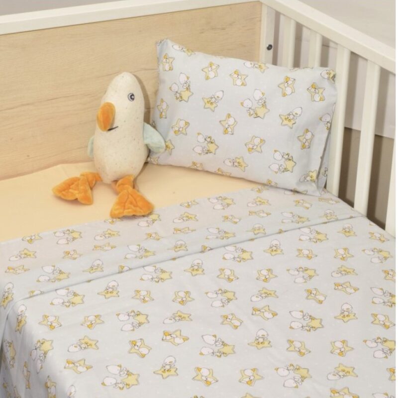 Σετ σεντόνια κούνιας Baby Oliver 3τεμ. με σχέδιο des.210.