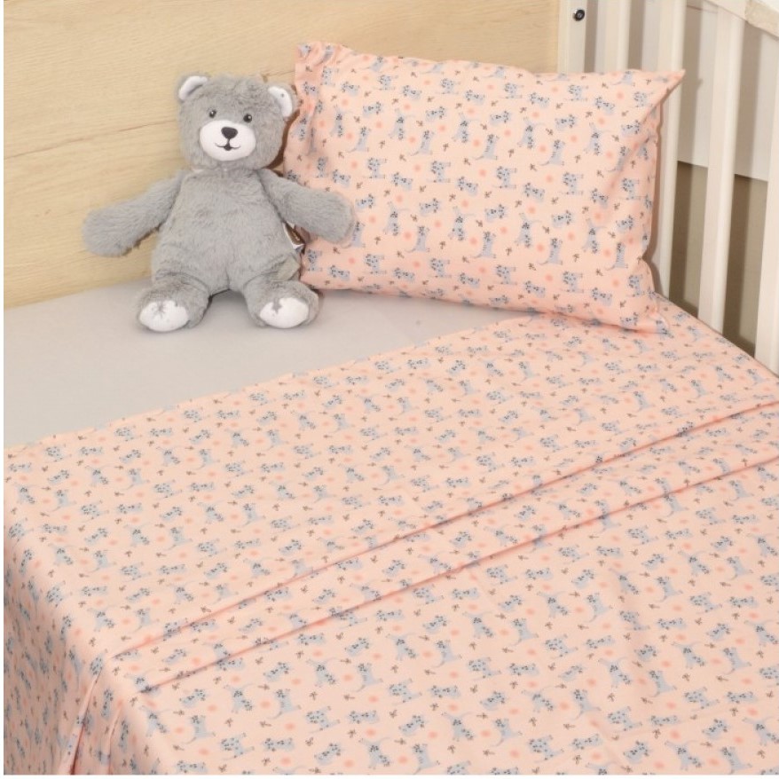 Σετ σεντόνια κούνιας 3τεμ. Εμπριμέ des.215 Baby Oliver