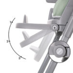 Καρεκλάκι φαγητού Lorelli Shef 3in1 Green Leather αναδιπλούμενο.