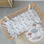 Κατωσέντονο Σαφάρι για Nika Bed/Smart Bed Ingvart με λάστιχο, μεγάλο μέγεθος.