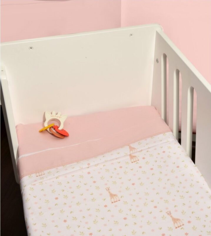 Σετ σεντόνια λίκνου Sophie La Girafe 2τεμ. Baby Oliver, βρεφικά