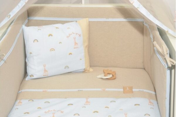 Πάντα Κούνιας Sophie La Girafe διπλής όψης, βρεφική προστασία και στυλ.