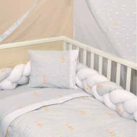 Πάντα κούνιας πλεξούδα Sophie La Girafe, βρεφική πάντα πλεξούδα Baby Oliver.