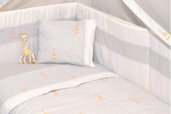 Πάντα Κούνιας Sophie La Girafe Baby Oliver: βρεφική πάντα διπλής όψης.