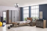 Κρεβάτι μονό Action 100x200cm Kupa, ιδανικό για το παιδικό δωμάτιο.