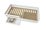 Καναπές Κρεβάτι Pino BabyCute λευκό με συρτάρια 90x200cm BC50060.