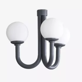 Φωτιστικό οροφής Action 22325 Kupa: Μοντέρνο φωτιστικό με τρεις λευκές σφαίρες.