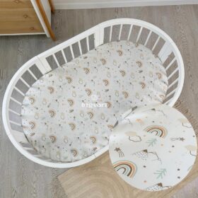 Κατωσέντονο Μεγάλο Ουράνιο Τόξο για Nika Bed/Smart Bed Ingvart με λάστιχο.