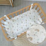 Κατωσέντονο Nika Bed/Smart Bed Ingvart με σχέδιο ουράνιο τόξο και λάστιχο.
