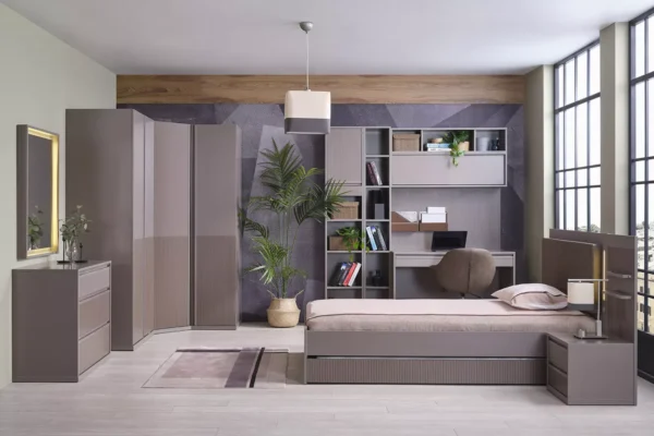 Ντουλάπα Μονόφυλλη Shadow 21851 Kupa: Μοντέρνα ντουλάπα για την κρεβατοκάμαρά σας.