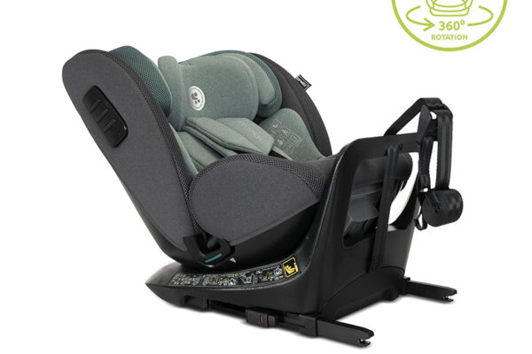 Κάθισμα αυτοκινήτου Lorelli Monza i-Size Isofix 360° πράσινο για μωρά.