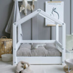 Pet Cozy House Bed M  White με Μαξιλάρα  Luletto - Image 3
