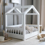Pet Cozy House Bed M  White με Μαξιλάρα  Luletto