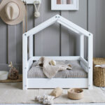Pet Cozy House Bed M  White με Μαξιλάρα  Luletto - Image 9