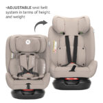 Κάθισμα αυτοκινήτου Voyager i-Size Lorelli, 40-150cm, με ρυθμιζόμενη ζώνη.