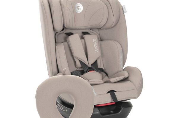 Κάθισμα αυτοκινήτου Voyager i-Size Lorelli, 40-150cm, beige με μαξιλάρι ταξιδιού.
