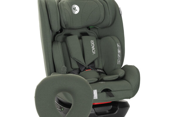 Κάθισμα αυτοκινήτου Voyager i-Size πράσινο, 40-150cm με μαξιλάρι ταξιδιού Lorelli