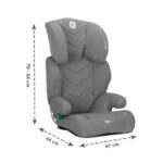 Κάθισμα αυτοκινήτου Speed i-Size Grey Lorelli για παιδιά 15-36kg.