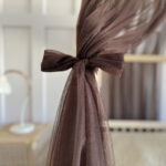 Κουρτίνα οροφής Bianco Bed Cappuccino Voile Luletto: κομψή και αέρινη.